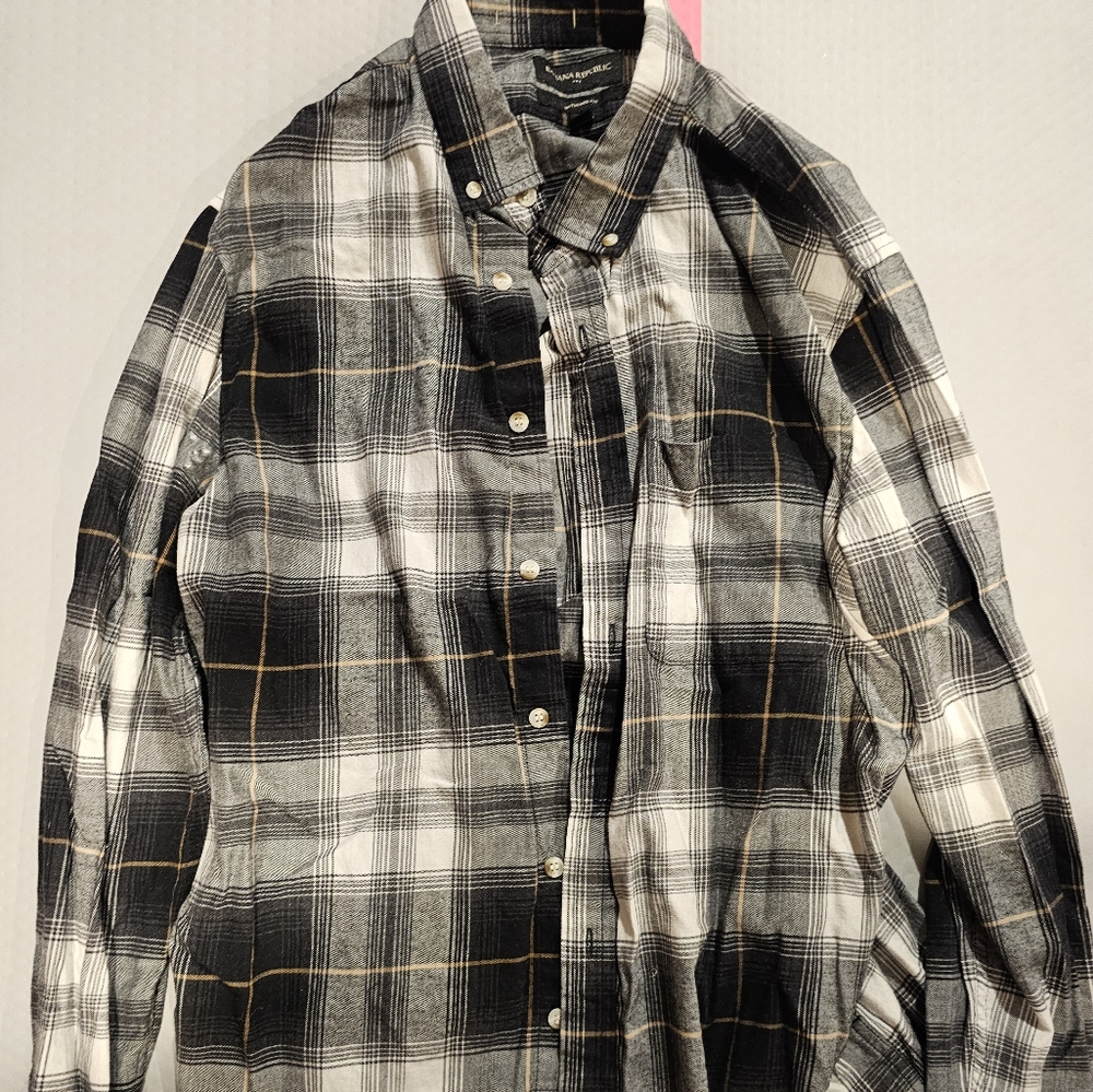 Banana Republic flannel.